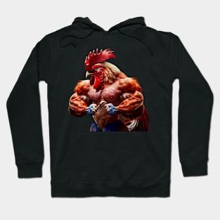 jacked chicken Hoodie